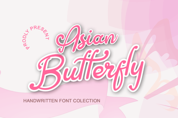 Asian Butterfly: A Luxury Script Font for Web Design