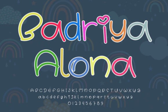 Badriya Alona: A Sweet Script Font for Editorial Design