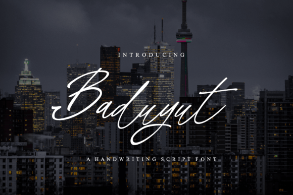 Baduyut: An Elegant Handwritten Font for Editorial Design