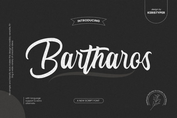 Bartharos: The Hand-Lettered Font That Elevates Campaign Visuals