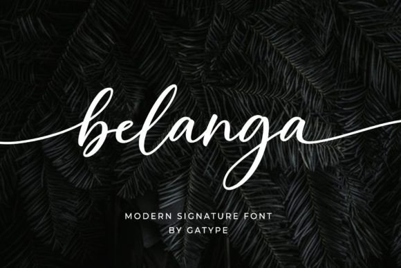 Belanga: A Flowing Script Font for Editorial Design