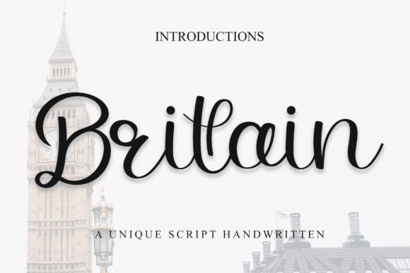 Britain Font Review: A Timeless Script for Web Design