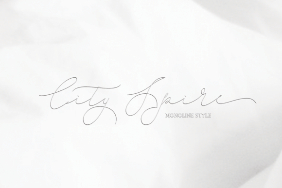 City Spire: An Elegant Script Font for Editorial Design