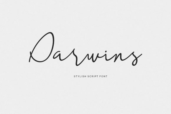 Darwins Font: Elevating Editorial Design with Elegant Script