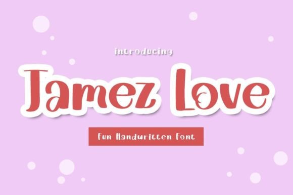 Elevate Your Brand with the Jamez Love Typeface
