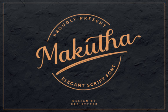 Elevate Your Brand with the Makutha Script Font