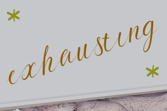 Exhausting Font Review: A Smooth Handwritten Typeface for Branding