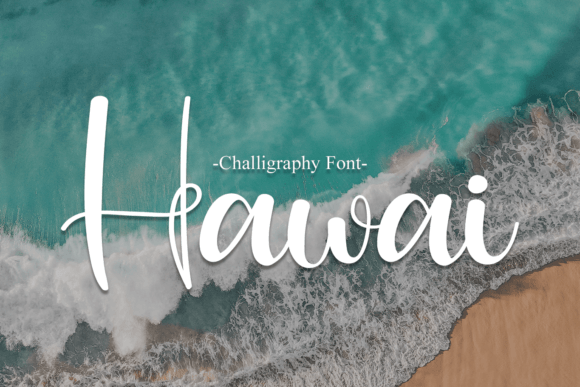Hawai: A Flowing Script Font for Editorial Design