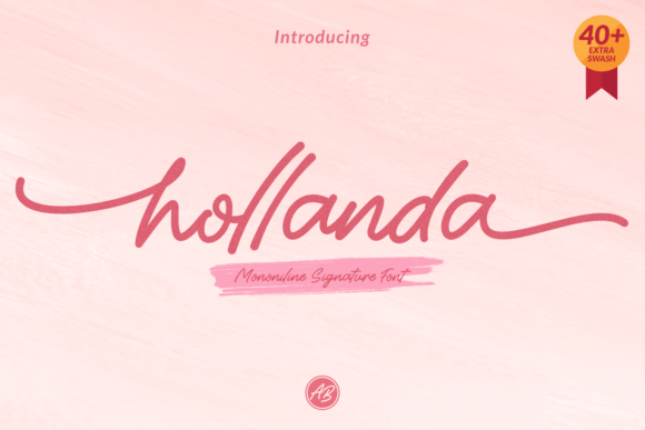 Hollanda: The Elegant Handwritten Font for Makers