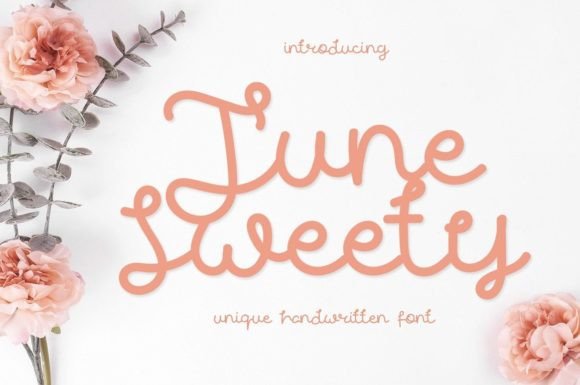 June Sweety Font Review: A Sweet Handwritten Typeface for Brands