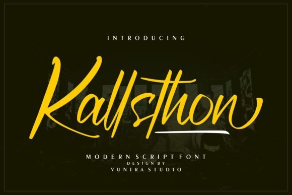 Kallsthon: The Handwritten Font for Scroll-Stopping Campaigns