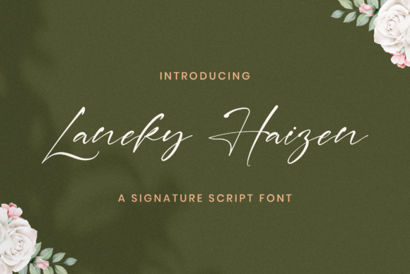 Laneky Haizen: The Handwritten Font for Makers