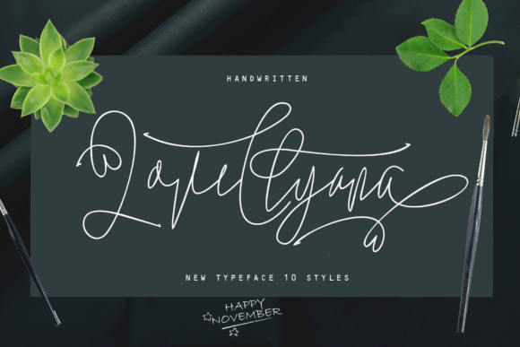 Lovellyana: A Slim Script Typeface for Elegant Branding