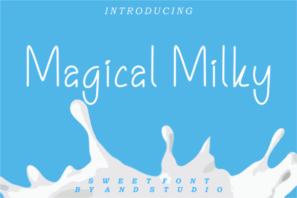 Magical Milky: A Handwritten Font for Modern Web Design
