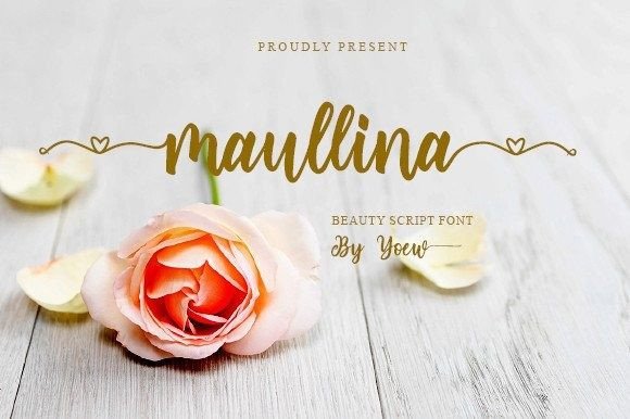 Maullina: A Script Typeface for Modern Editorial Design
