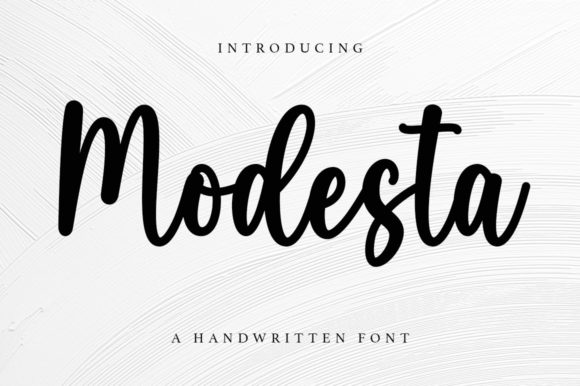 Modesta: The Handwritten Font That Elevates Your Brand