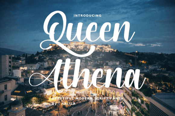 Queen Athena: The Perfect Script Font for Handmade Brands