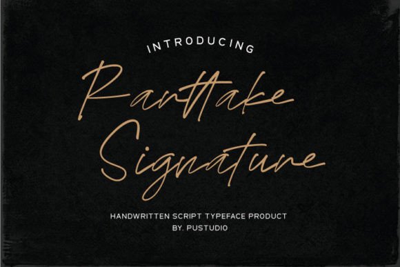 Rarttake Signature Font Review: A Designer's Take