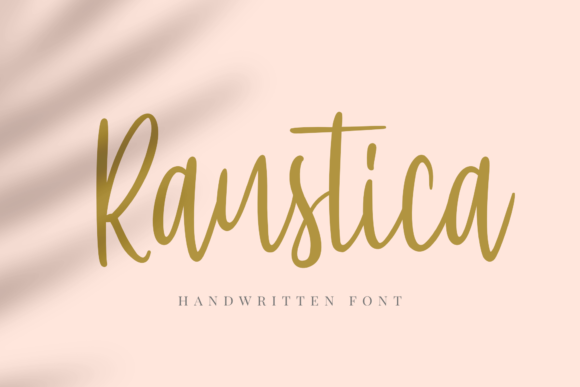 Raustica: The Elegant Handwritten Font for Crafters