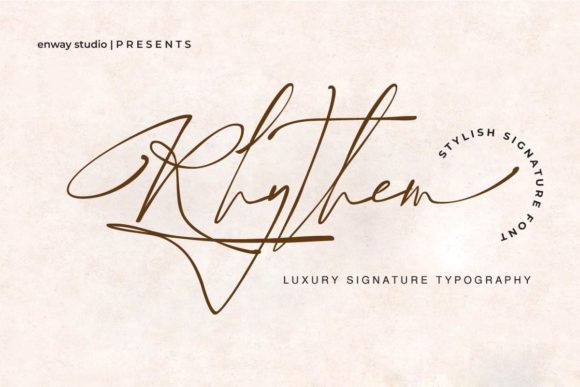 Rhythem Signature: A Script Font for High-Impact Campaigns