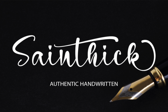 Sainthick: The Elegant Script Font for Handmade Brands