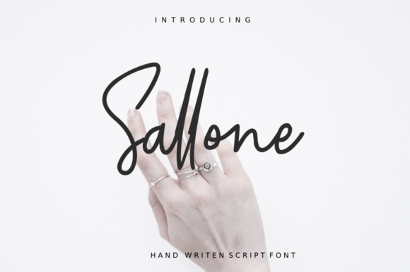 Sallone Font: The Perfect Script Typeface for Handmade Brands