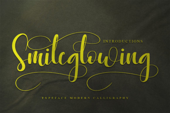 Smile Glowing: A Luxury Handwritten Font for Web Design