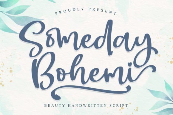 Someday Bohemi Font Review for Web Designers