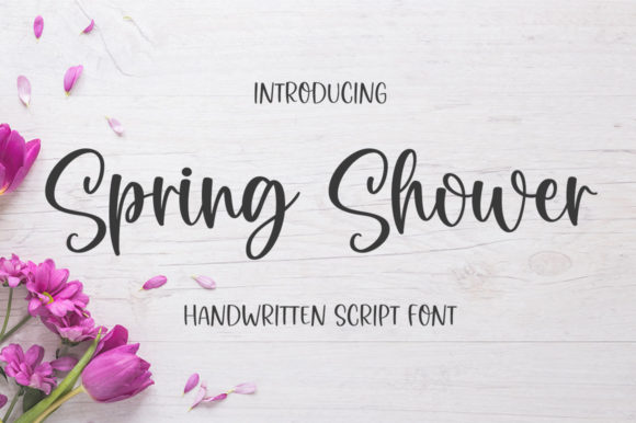Spring Shower Font Review: A Delicate Script for Branding