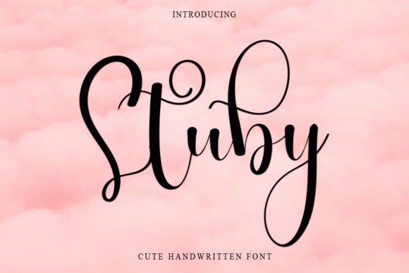 Stuby: A Handwritten Typeface for Authentic Branding