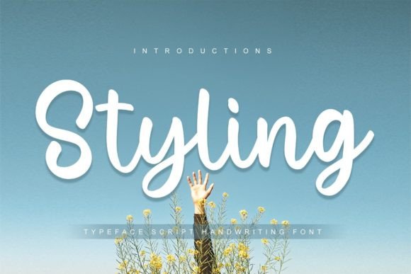 Styling Font: A Handwritten Typeface for Makers