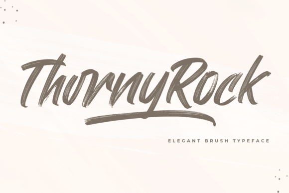 Thorny Rock: The Script Font That Stops the Scroll