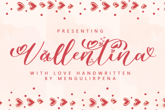 Vallentina: A Handwritten Typeface for Modern Web Design