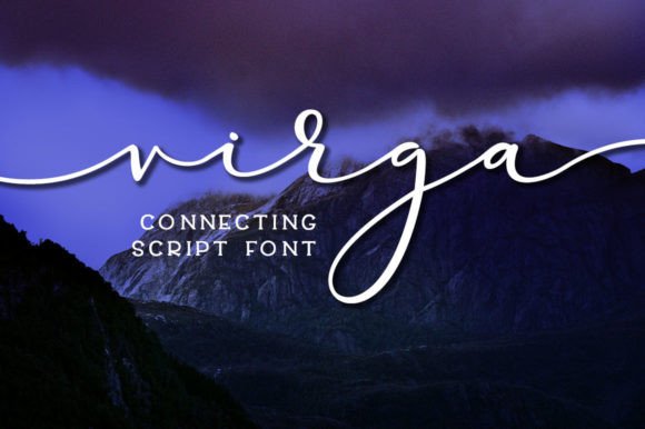 Virga: A Bold Script for Modern Brand Identity